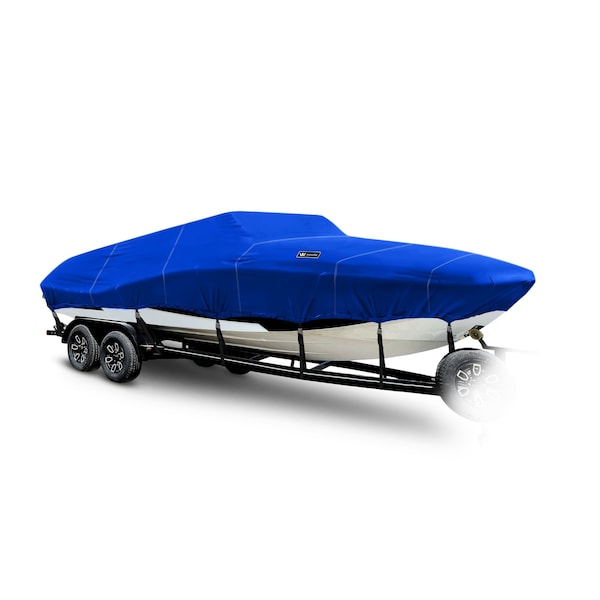 Eevelle Boat Cover DECK BOAT Modified V Inboard Fits 24ft 6in L up to 102in W Royal SFMVPD24102-RYL - main